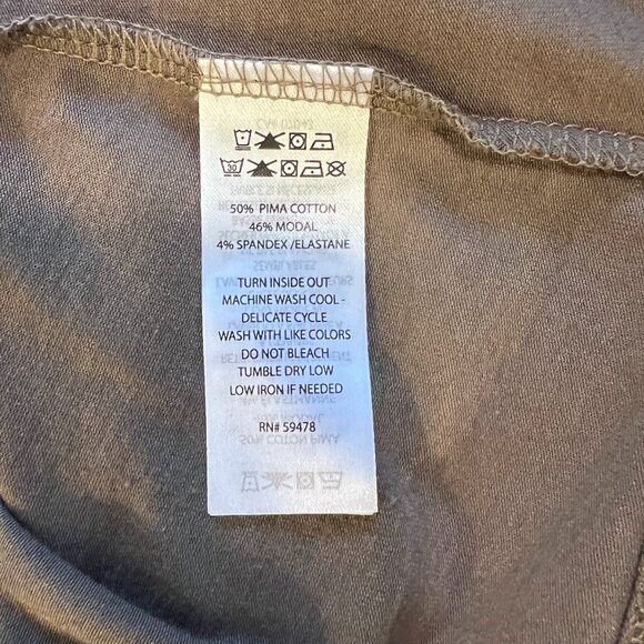 NWOT Tahari Brown Tee - Picture 4 of 4